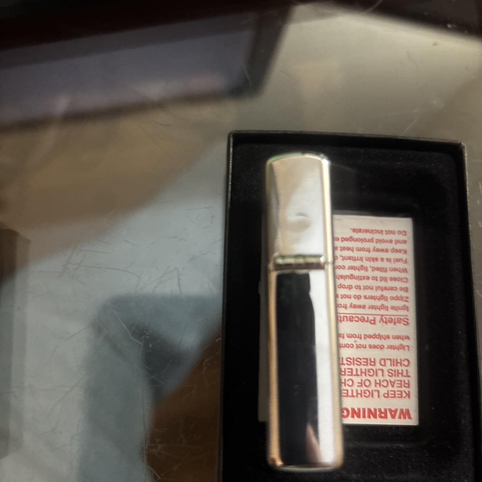Zippo 20400 Eagle on High Polish Chrome 2005 Vintage Unfired Excellent