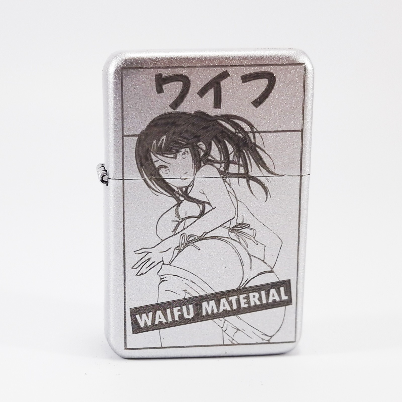 BRAND NEW – DESIGNED BRUSHED STYLED CIGARETTE PETROL LIGHTER – Waifu Material 2