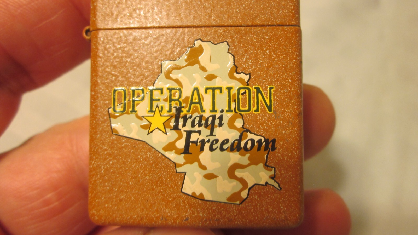 Vintage ZIPPO I – 03 / 2003 / Made in U.S.A. *OPERATION Iraqi Freedom*