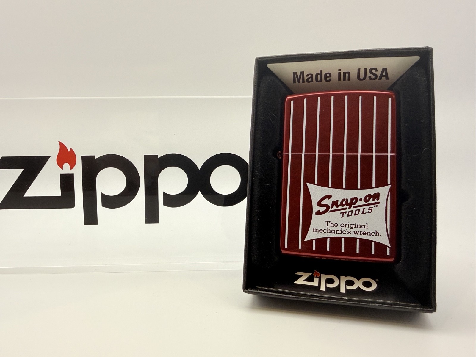 GENUINE ZIPPO LIGHTER SNAP ON TOOLS THE ORIGINAL MECHANIC’S WRENCH BOXED & NEW