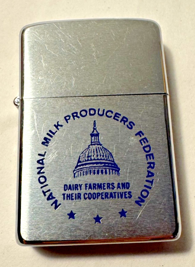 1972 ZIPPO NATIONAL MILK PRODUCERS FEDERATION DAIRY FARMERS & THEIR COOPERATIVES
