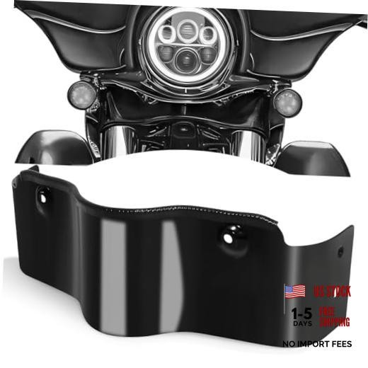 Batwing Outer Fairing Lower Trim Skirt for Harley Davidson Touring 1996 Black