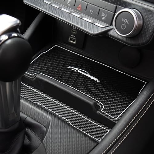 Car Storage Panel Pad for Ford Mustang 2024 2025 | for Carbon Leather