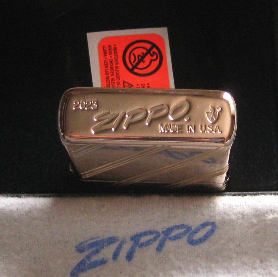 ZIPPO SCRIPT LOGO COLLECTIBLE Lighter ROSE GOLD Limited XXXX/17500 ARMOR 75 Yr