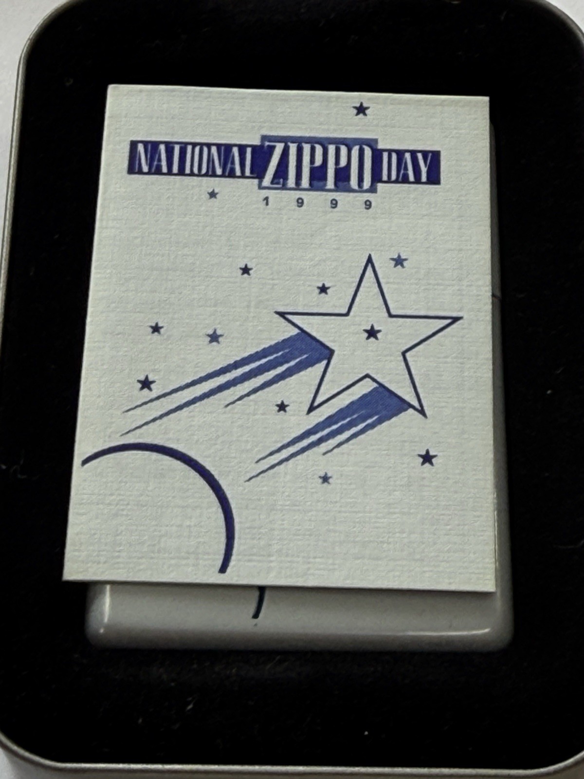 ZIPPO 1999 NATIONAL ZIPPO DAY LIGHTER SEALED IN BOX C680