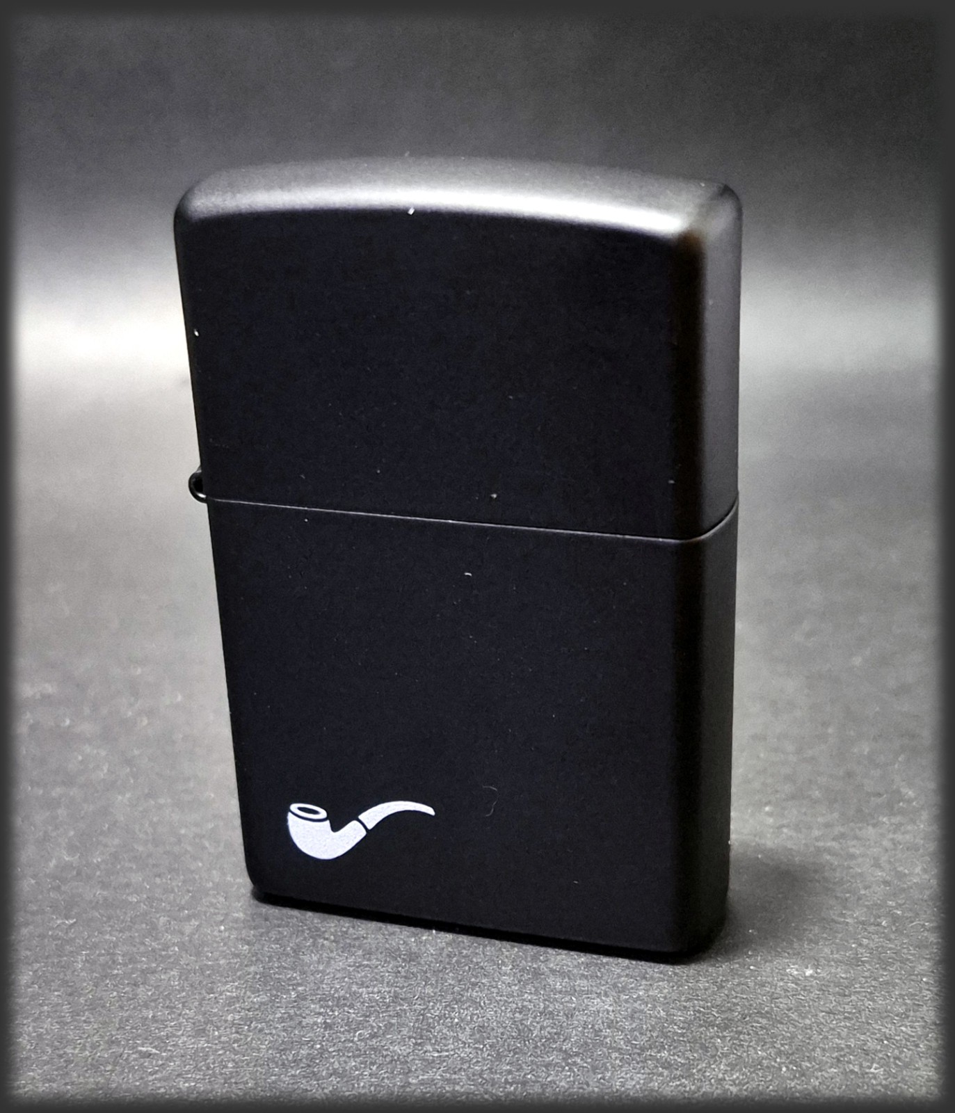 Zippo Black Matte Pipe Lighter | Custom Engraved | Lifetime Guarantee