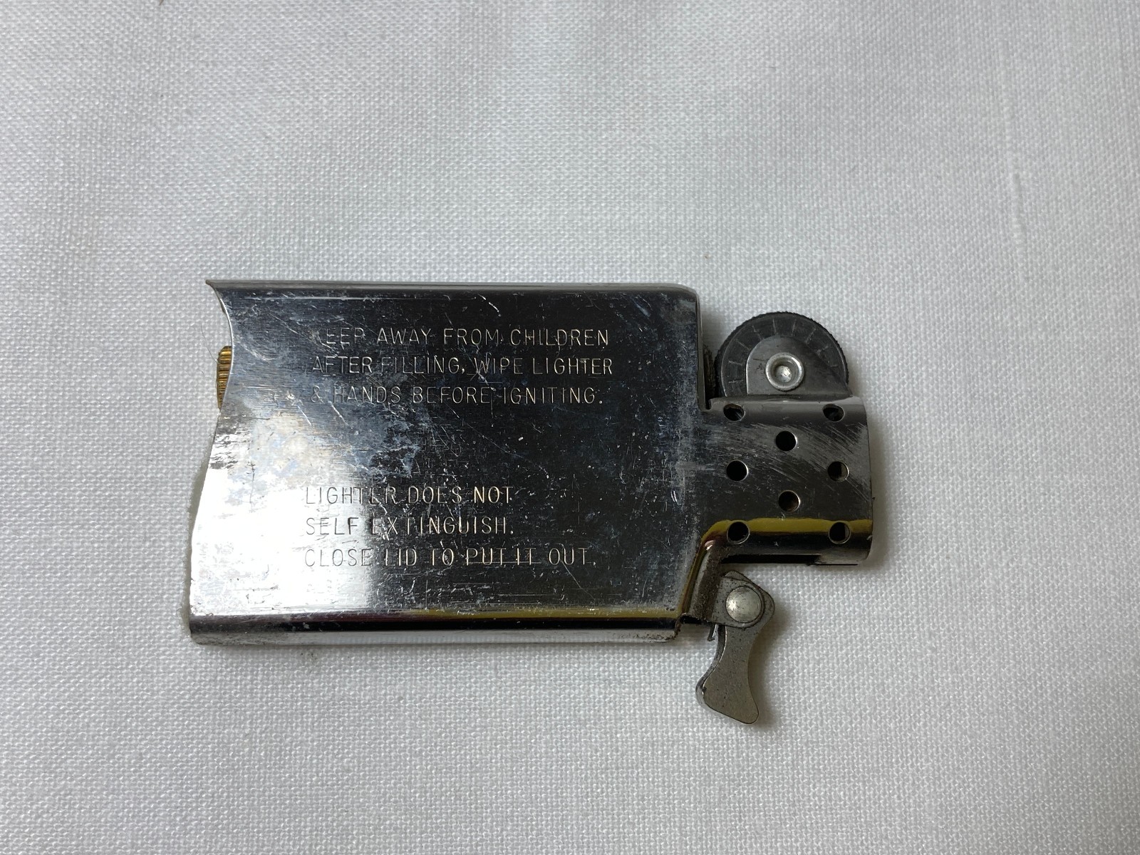 Vtg Advertising Zippo Slim Ebenezer Oil Co. Wellsville NY 75th Anniversary 1991