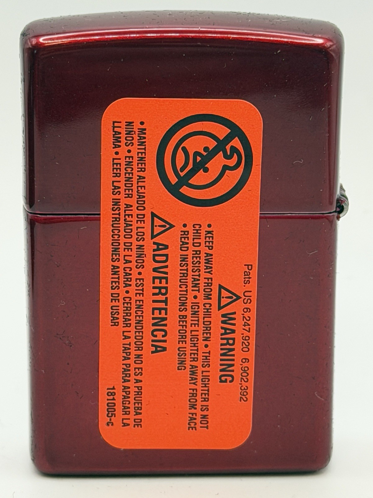 Case XX Knives Christmas Fireplace Candy Apple Red Zippo Lighter NEW