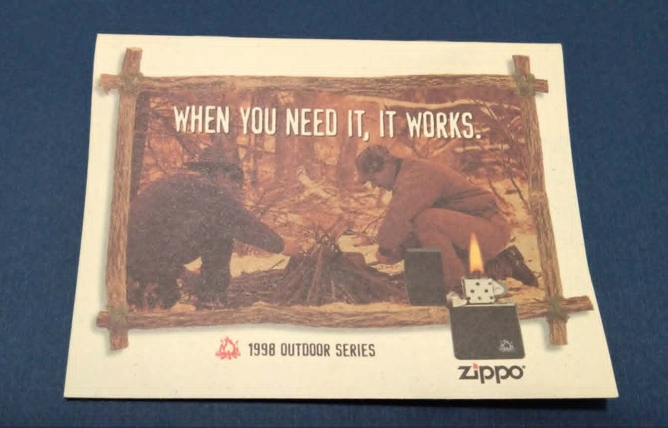 Zippo 1998 Outdoor Series Guide Booklet 23 Pages 6 x 4 inch New