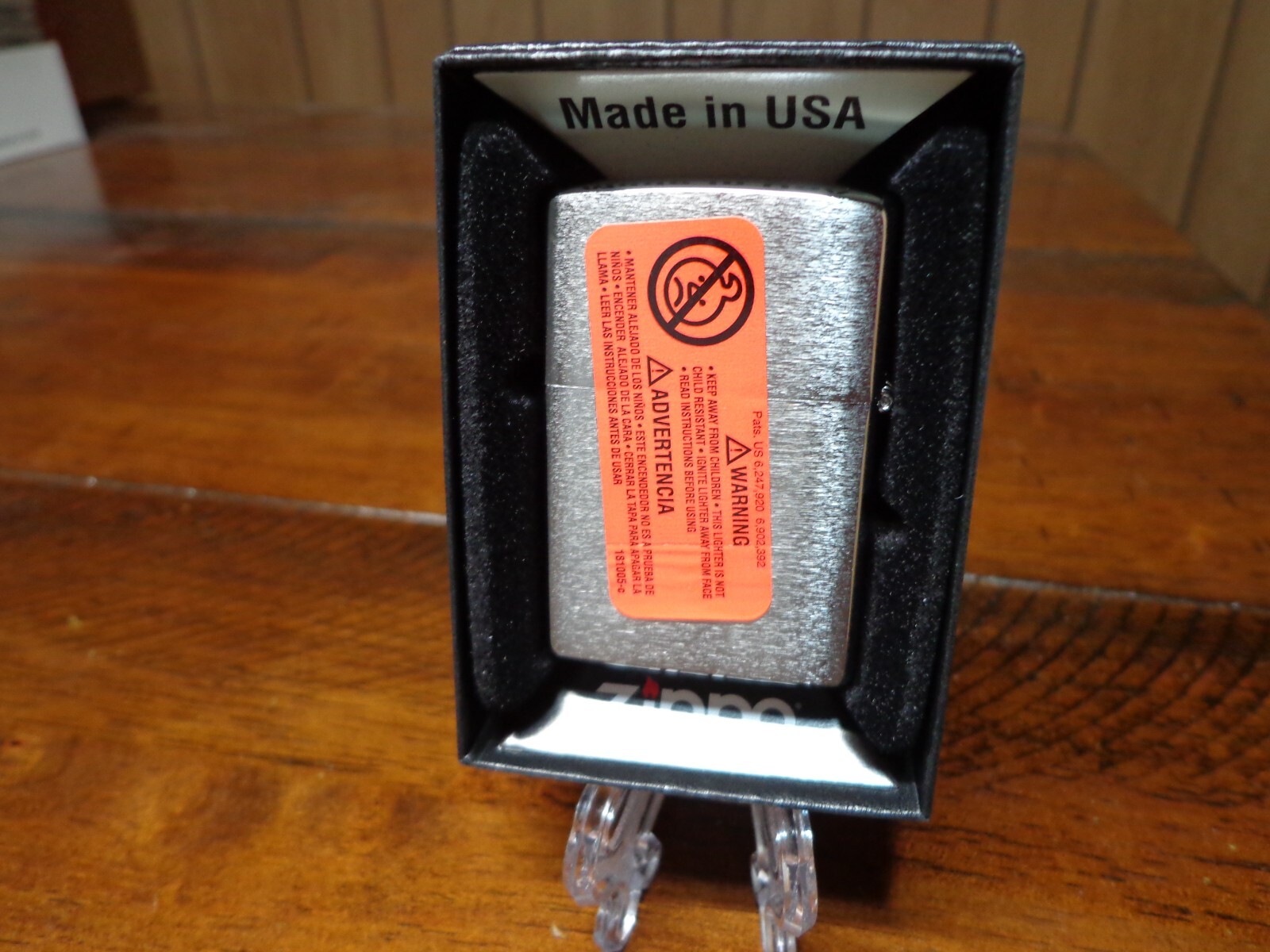 RETRO ZIPPO FISHING PIPE SMOKING FLY FISHERMAN AND 1934-1936 AD ZIPPO LIGHTER