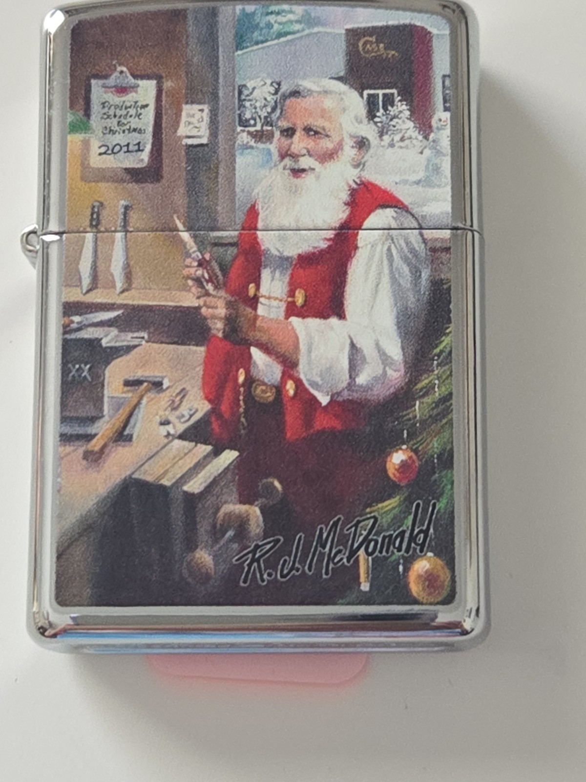 Zippo Lot Of 4 Case Knives Merry Christmas Happy Holidays 2-2012 1-2010 & 1-2011