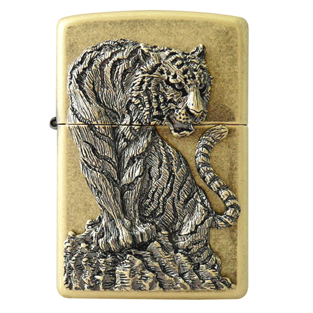 Zippo Hunter BRA Lighters Genuine Authentic Org Packing 6 Flints set GIFT