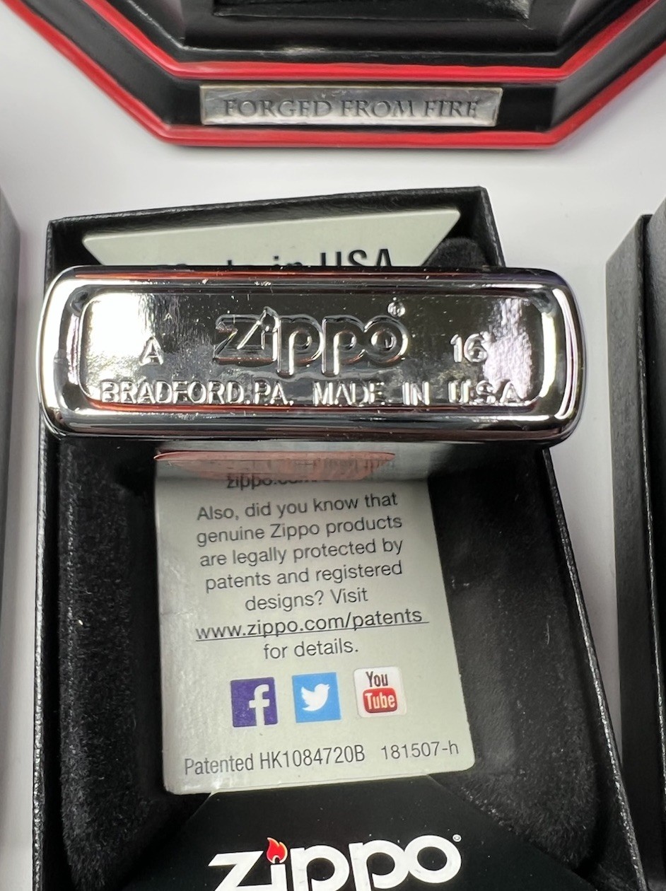 Bradford Exchange Forged From Fire Zippo Lighter Collection Complete Set 2015