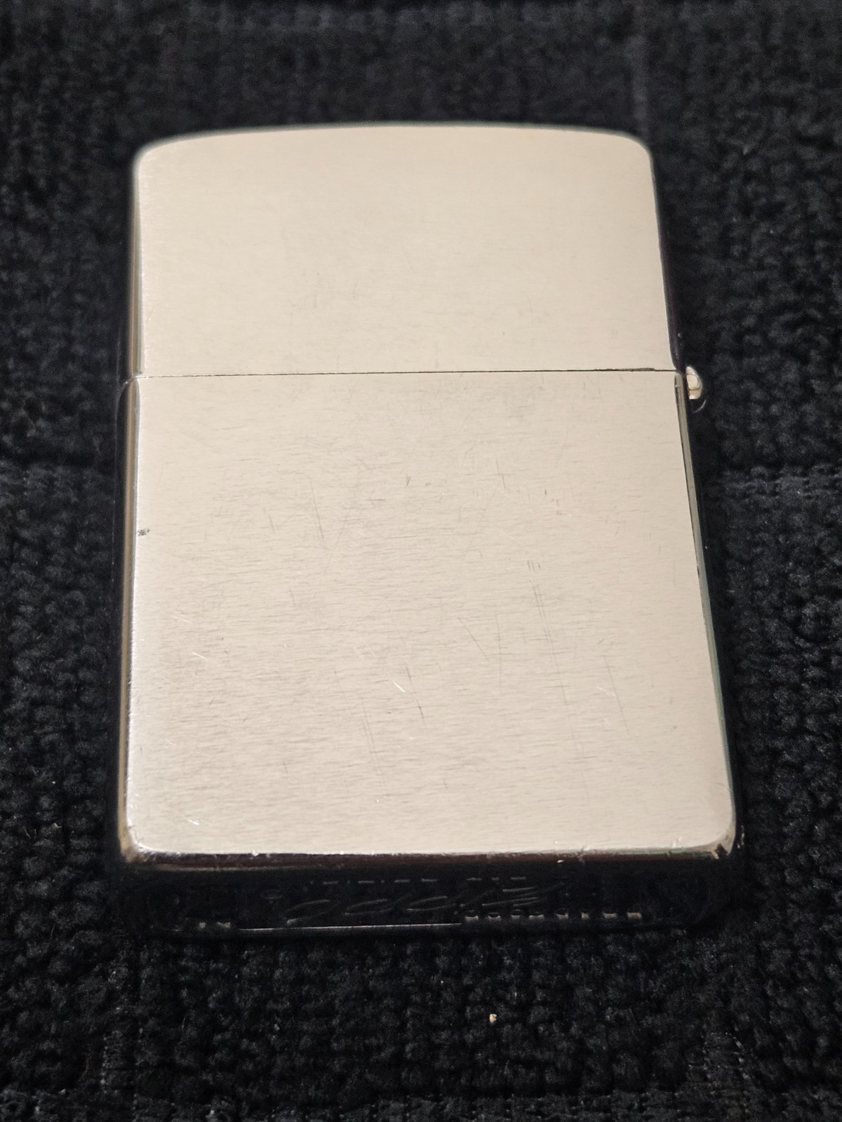 Vintage Plainfield National Bank Zippo – 1963 – brushed chrome – USED