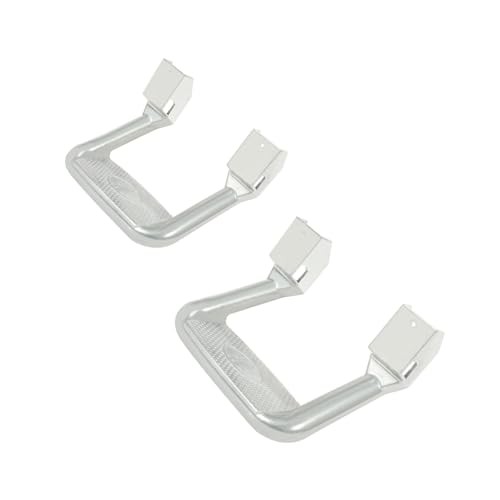 Side Step Nerf Bars Compatible with Chevy Chevrolet, Ford, Toyota, Silvery