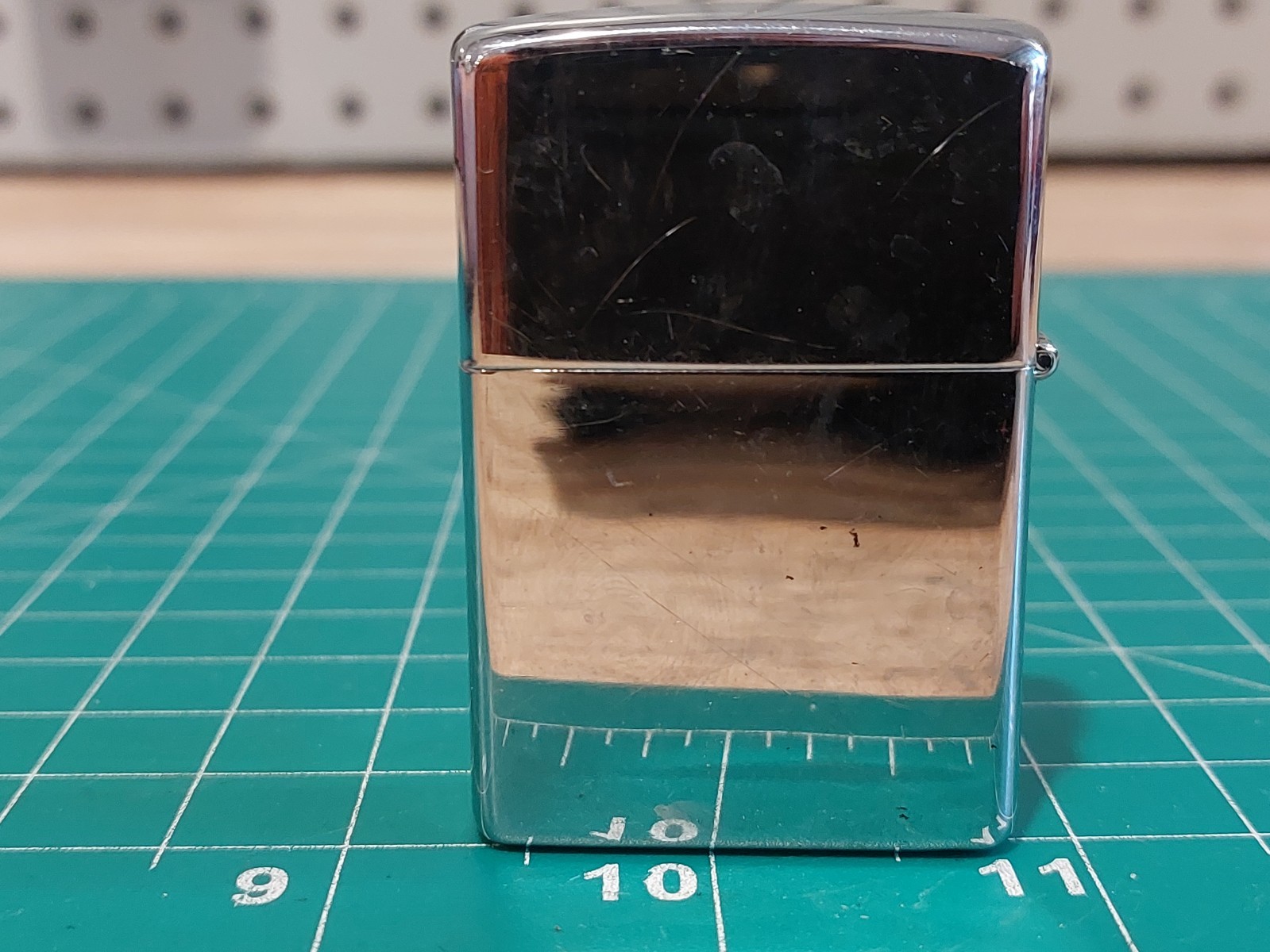 Vintage 1998 Plain Chrome Zippo Lighter Needs Flint