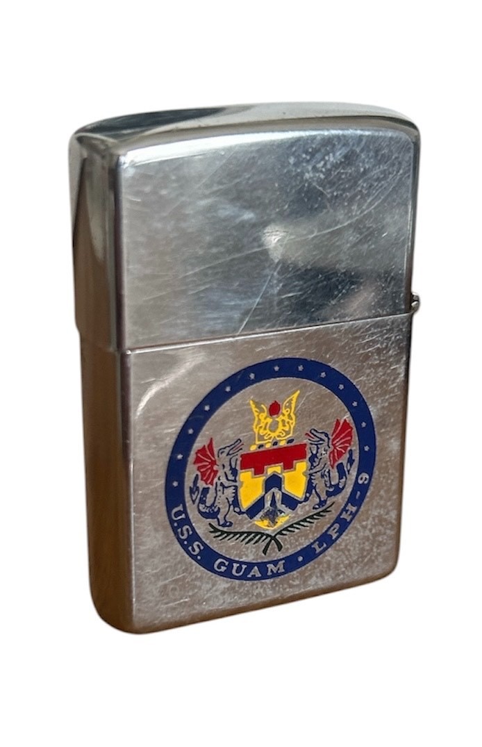 Zippo U.S.S. GUAM LPH 9 vintage probably from the 70’s