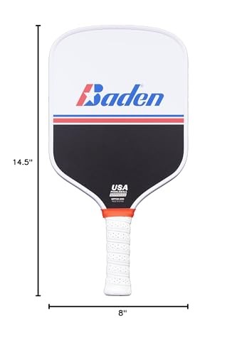 Baden Battle Point Pickleball Paddle Usapa Approved Graphite Composite Face For