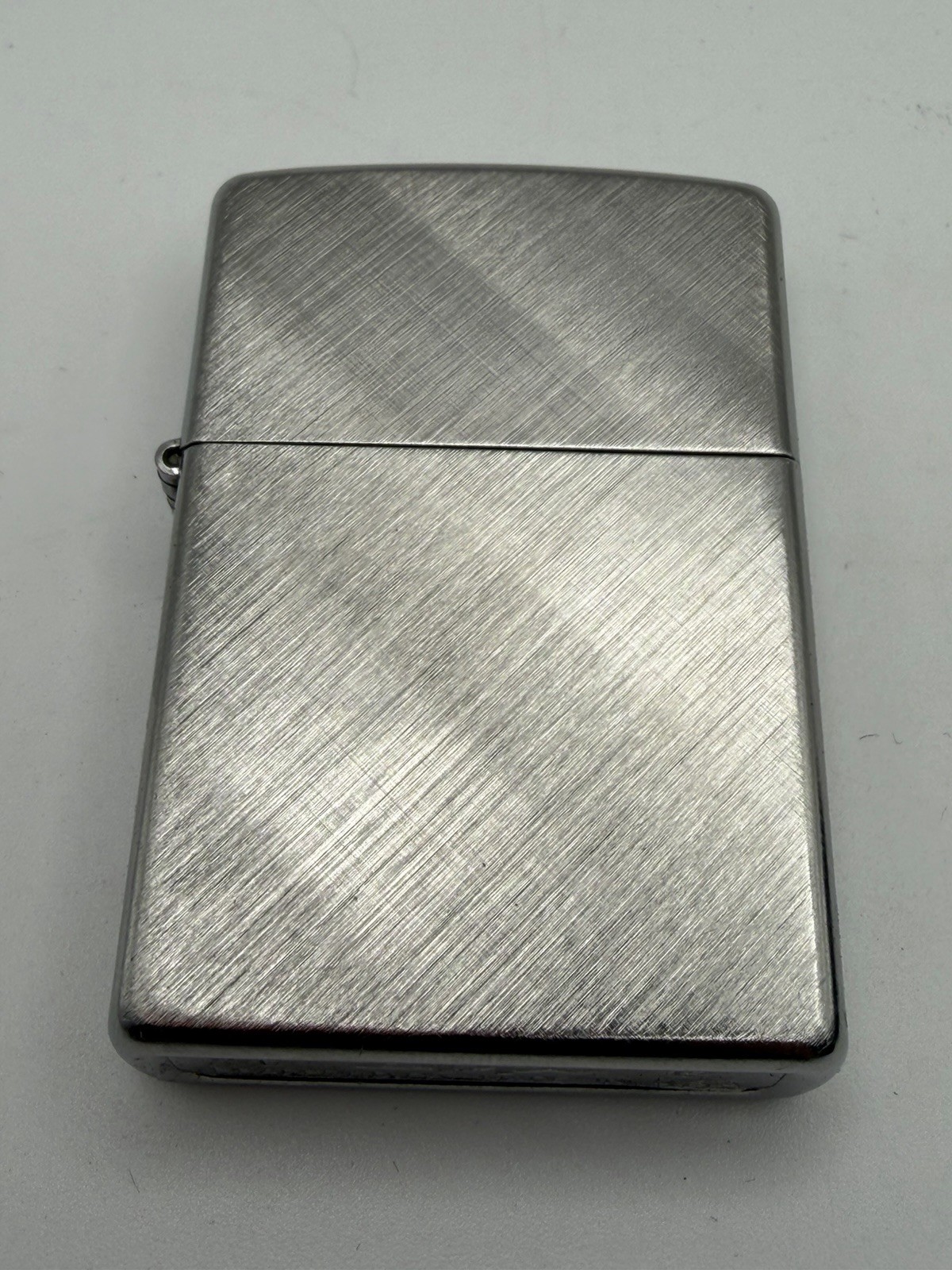 Vintage 2012 Diagonal Weave Chrome Zippo Lighter