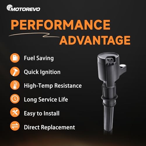 FD503 Ignition Coil Pack Compatible with 4.6L 5.4L Ford Mustang Crown Victoria