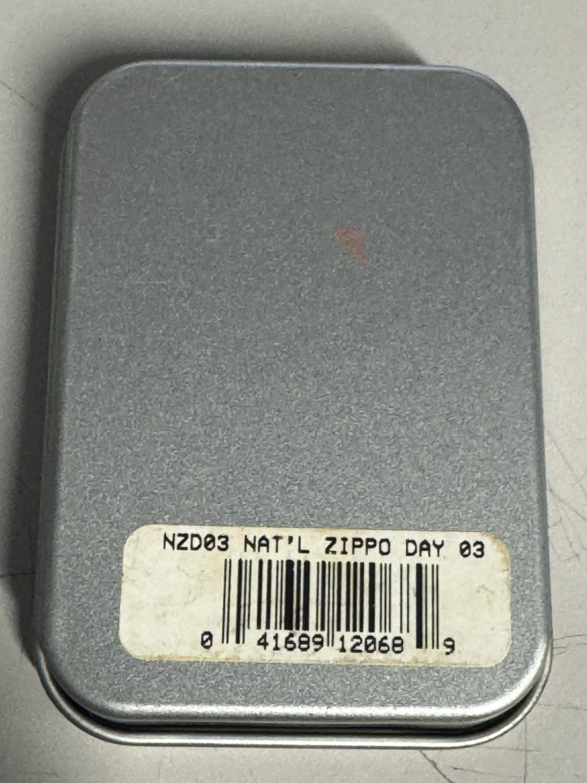 ZIPPO 2003 NATIONAL ZIPPO DAY 10TH ANNIVERSARY CHROME LIGHTER UNFIRED N BOX G318