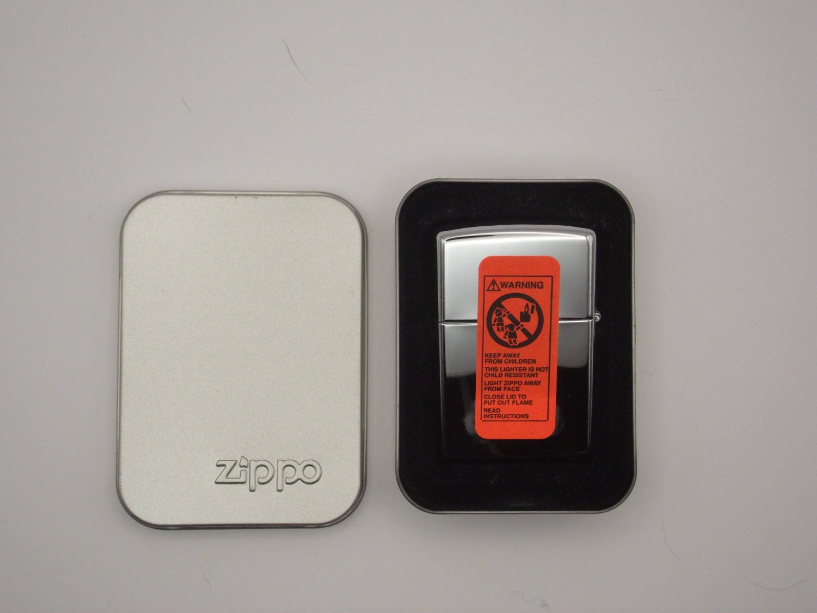 Zippo Lighter GB Packers with 6 Flints New