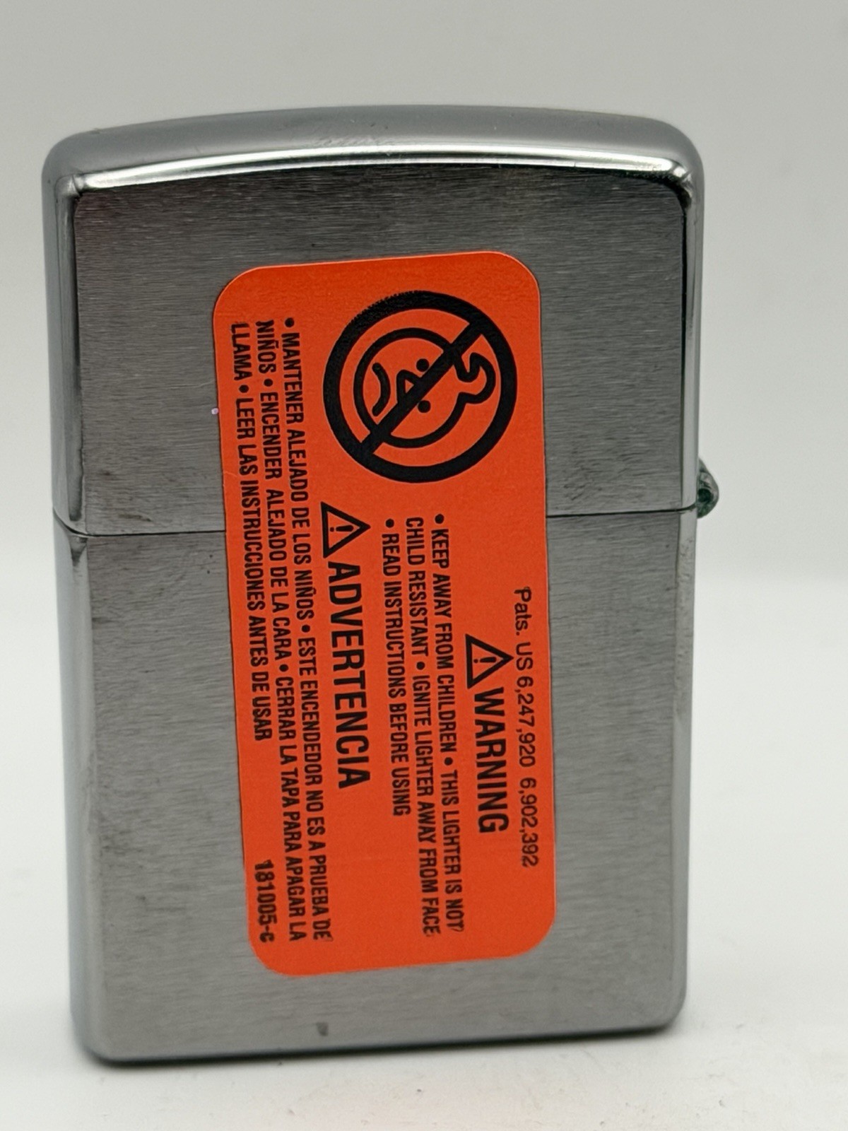 Vintage 2015 Harley Davidson Logo & Skull Chrome Zippo Lighter NEW B35