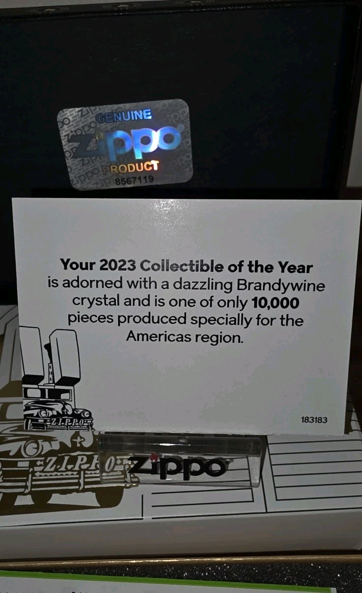 Zippo 2023 Collectible Of The Year 75th Anniversary ZIPPO CAR 1948 – 2023