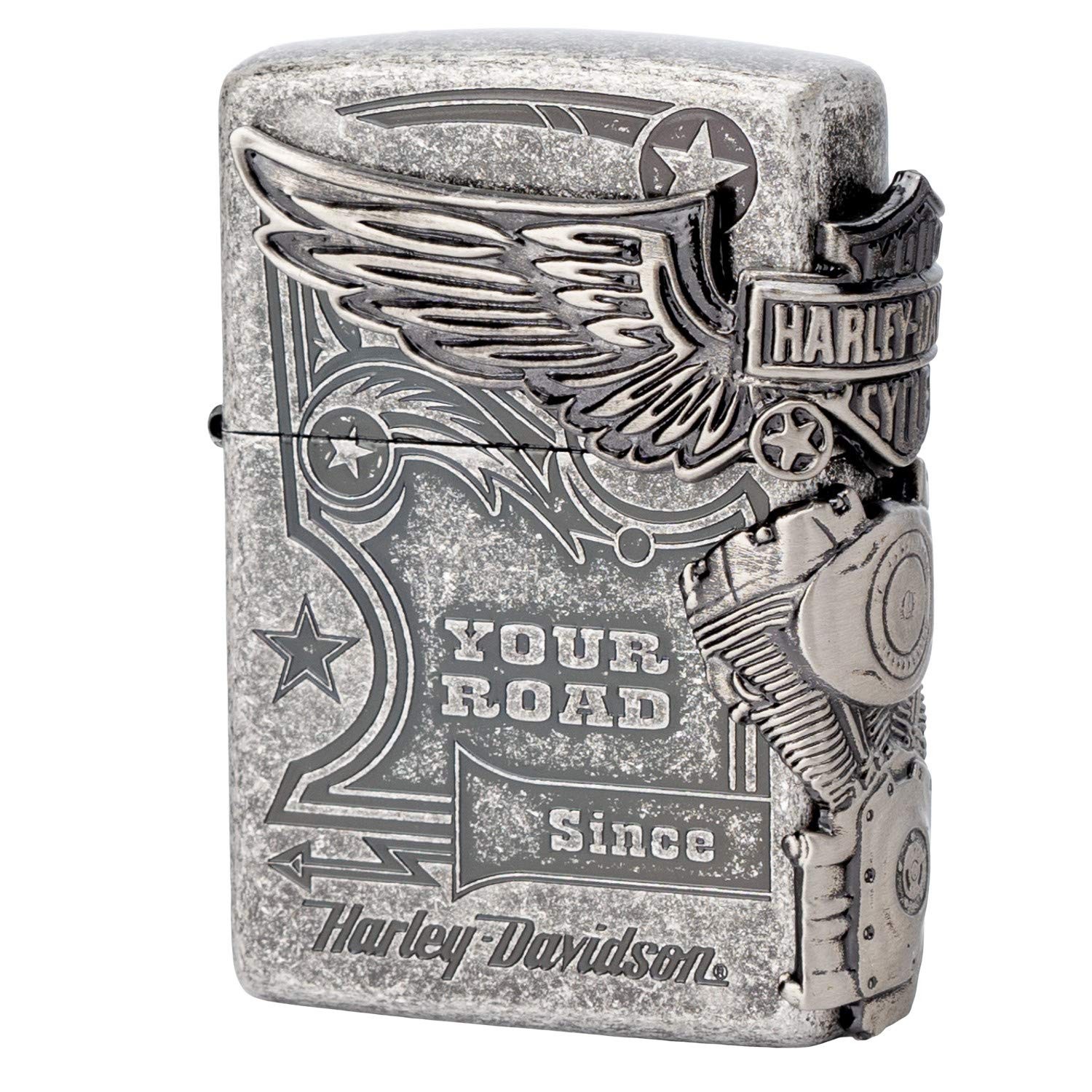 ZIPPO Harley Davidson Japan Limited Edition Barrel Finish Oil Lighter