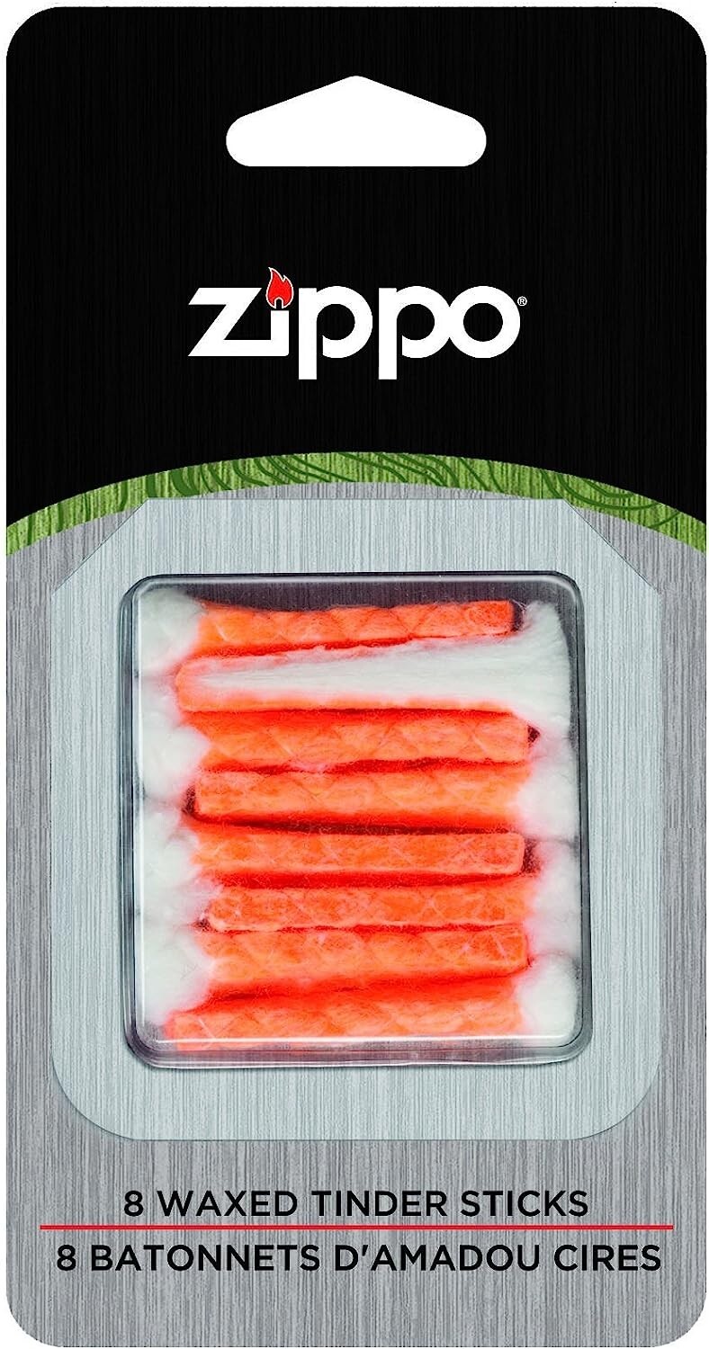 Zippo Tinder Sticks For Emergency Fire Starter 1 Pack/8 waxed tinder stick 44002