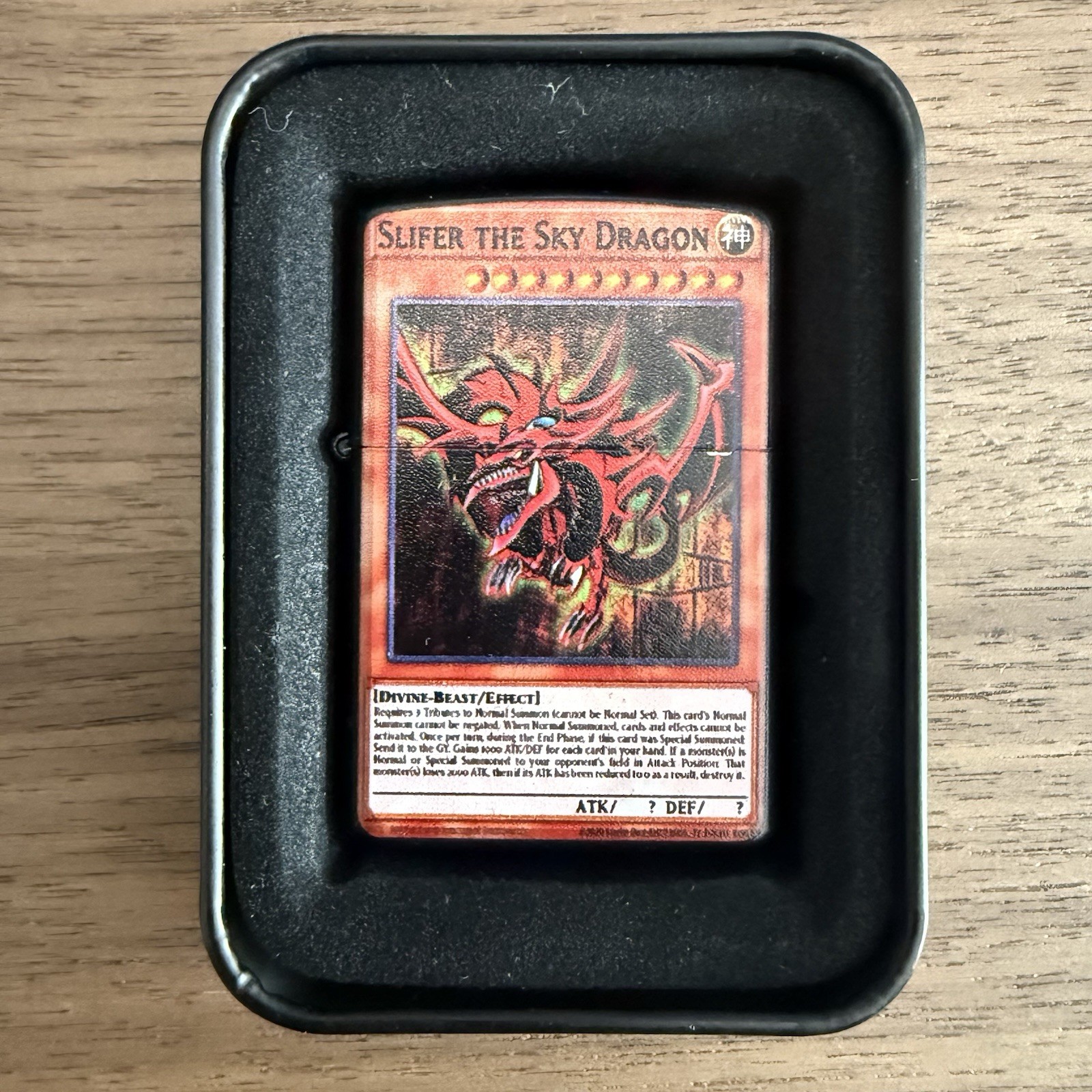 Slifer the Sky Dragon Lighter | Windproof Refillable Metal Anime Collectible