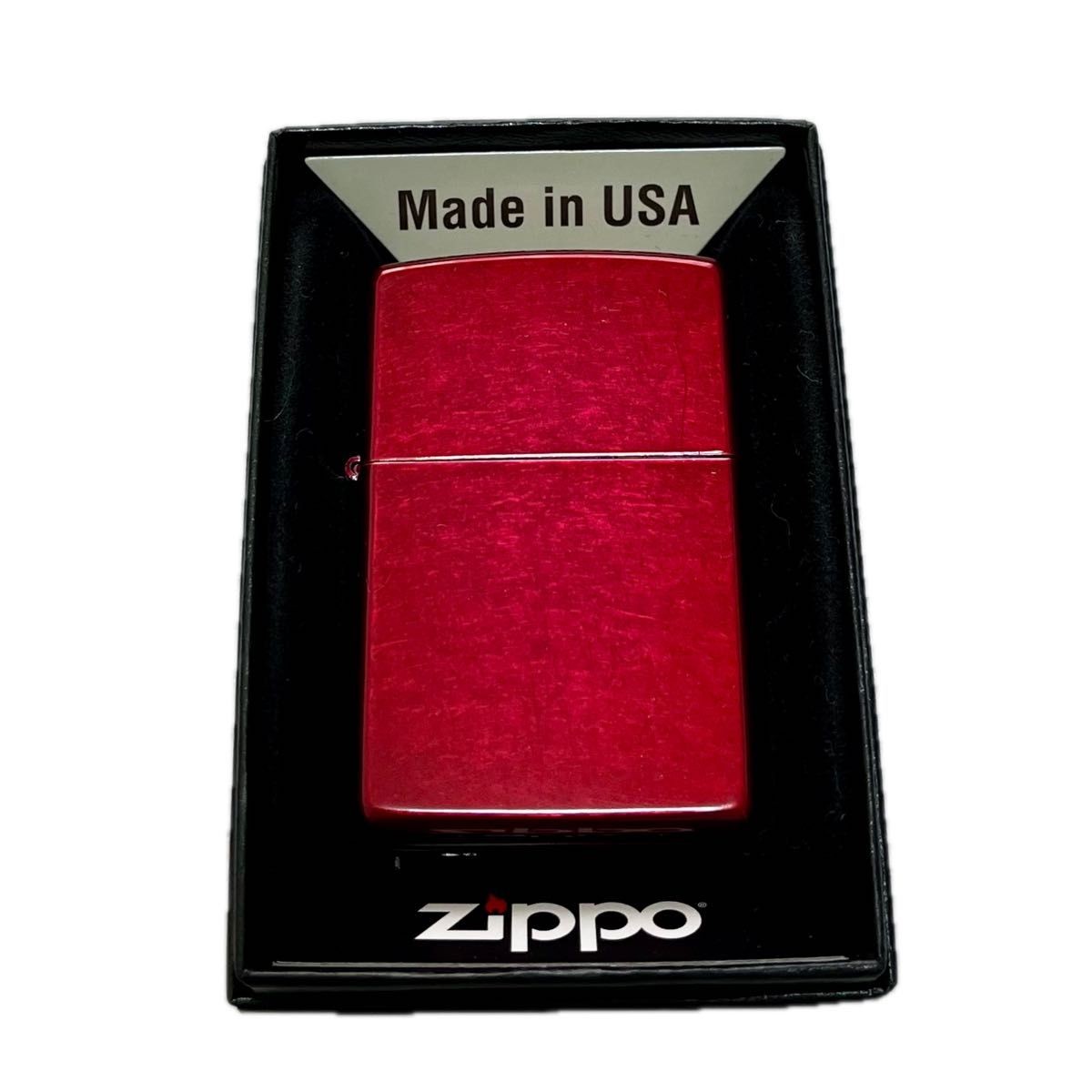 Zippo lighter items ZIPPO 21063 candy apple red Zippo America brand new
