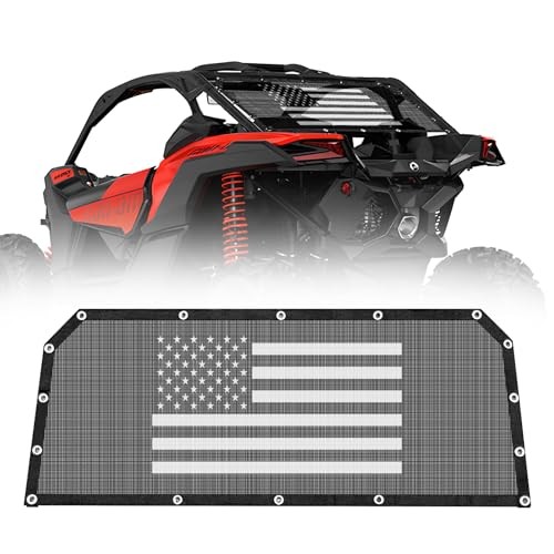 Rear Window Net for 2020-2025 Polaris RZR PRO XP 4/Pro R/Turbo R,Soft Mesh