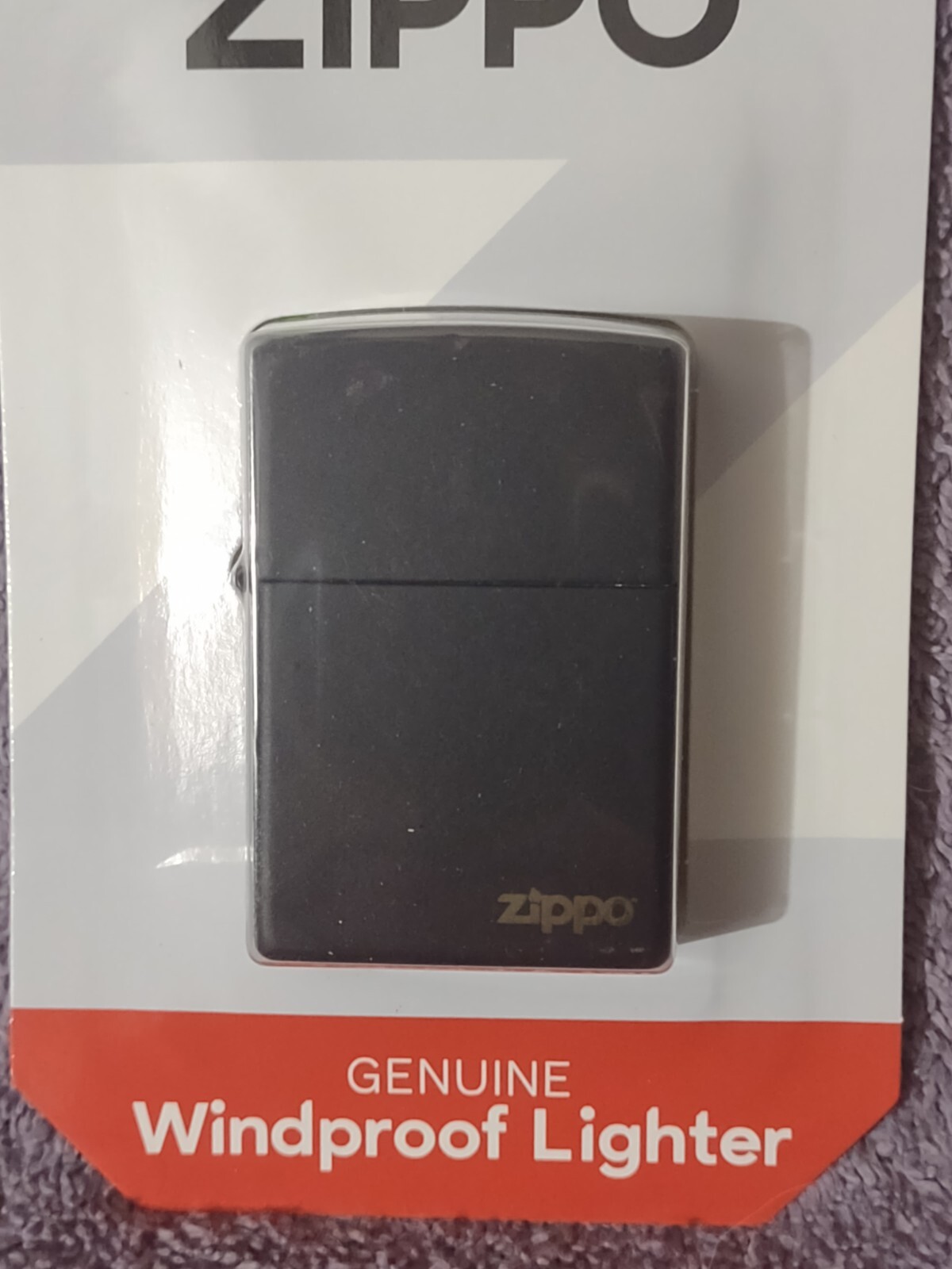 Brand New Zippo Genuine Windproof Lighter #218 Classic Black Finish Sealed