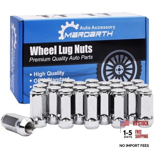 Set of 24, 14×2.0 Lug Nut 1.9″ in XL Bulge Acorn 2 Inch (50mm) Chrome 24 PCS