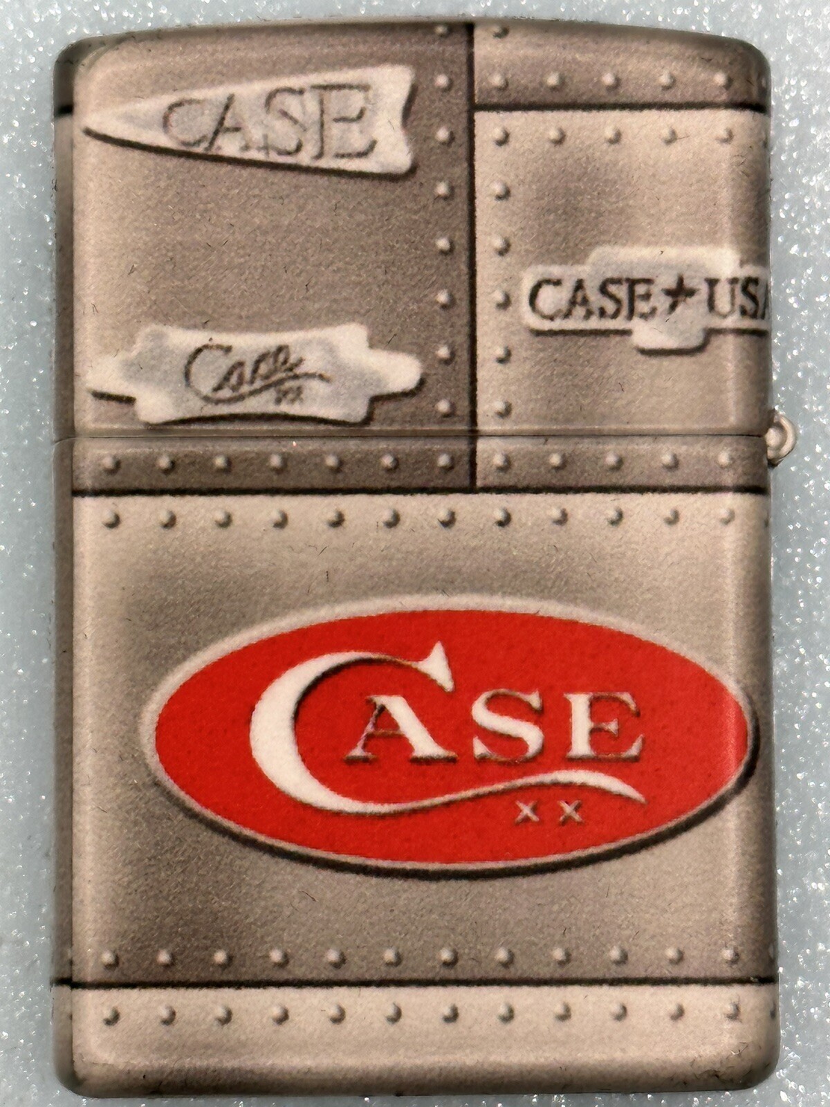 2023 Case Knives Logo Metal Design Zippo Lighter NEW