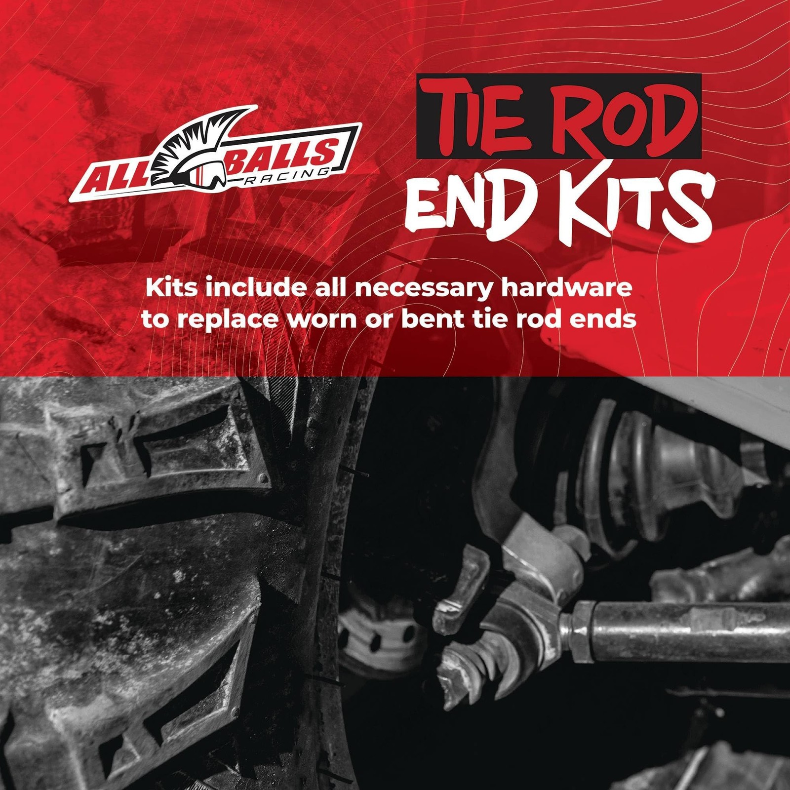 All Balls Racing Tie Rod End Kit compatible with/replacement for – Outer Only…