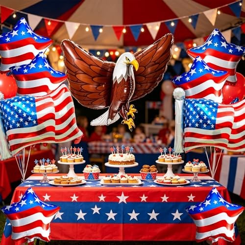 4th of July Decorations, Independence Day Decorations, Party in the 1 Eagle Set