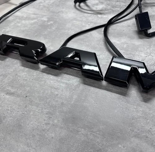 2019-25 RAM 2500,3500,4500 Lighted Grille Emblem, Black