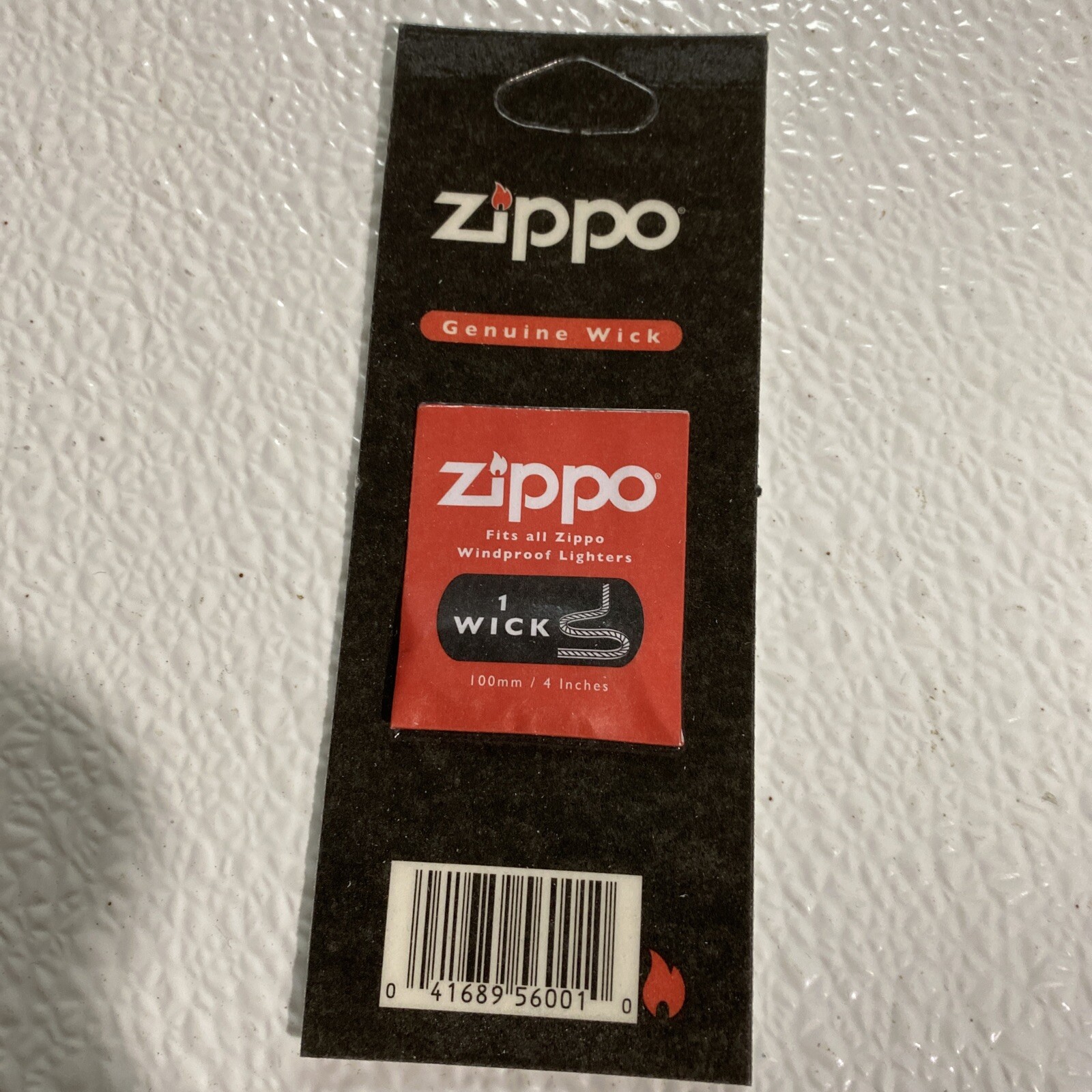 Zippo Lighter Wick Unisex OS White New Genuine Replacement 100mm 4 Inch 2425
