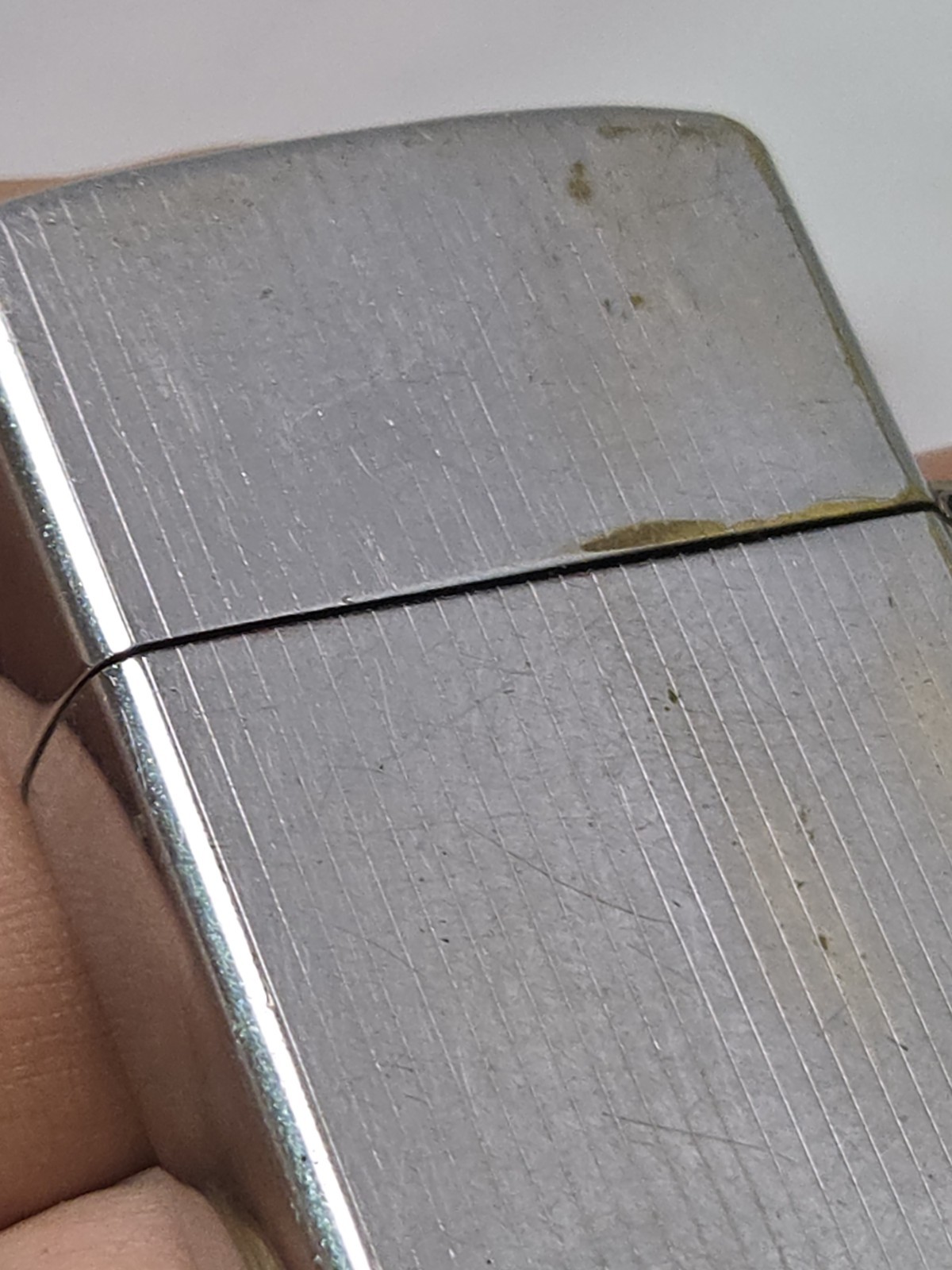 Vintage zippo 1947-1948 Pin Stripe „TRY“