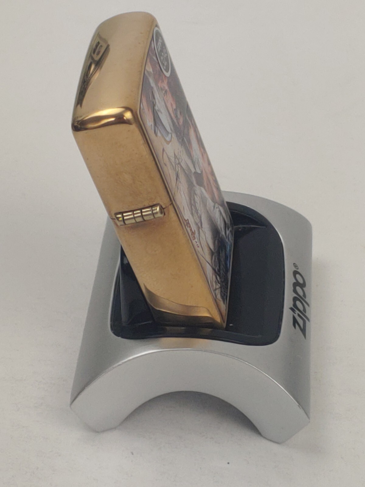 Zippo 29781 MAZZI PIRATE on Brushed BRASS Windproof Lighter – AUG (H) 2018