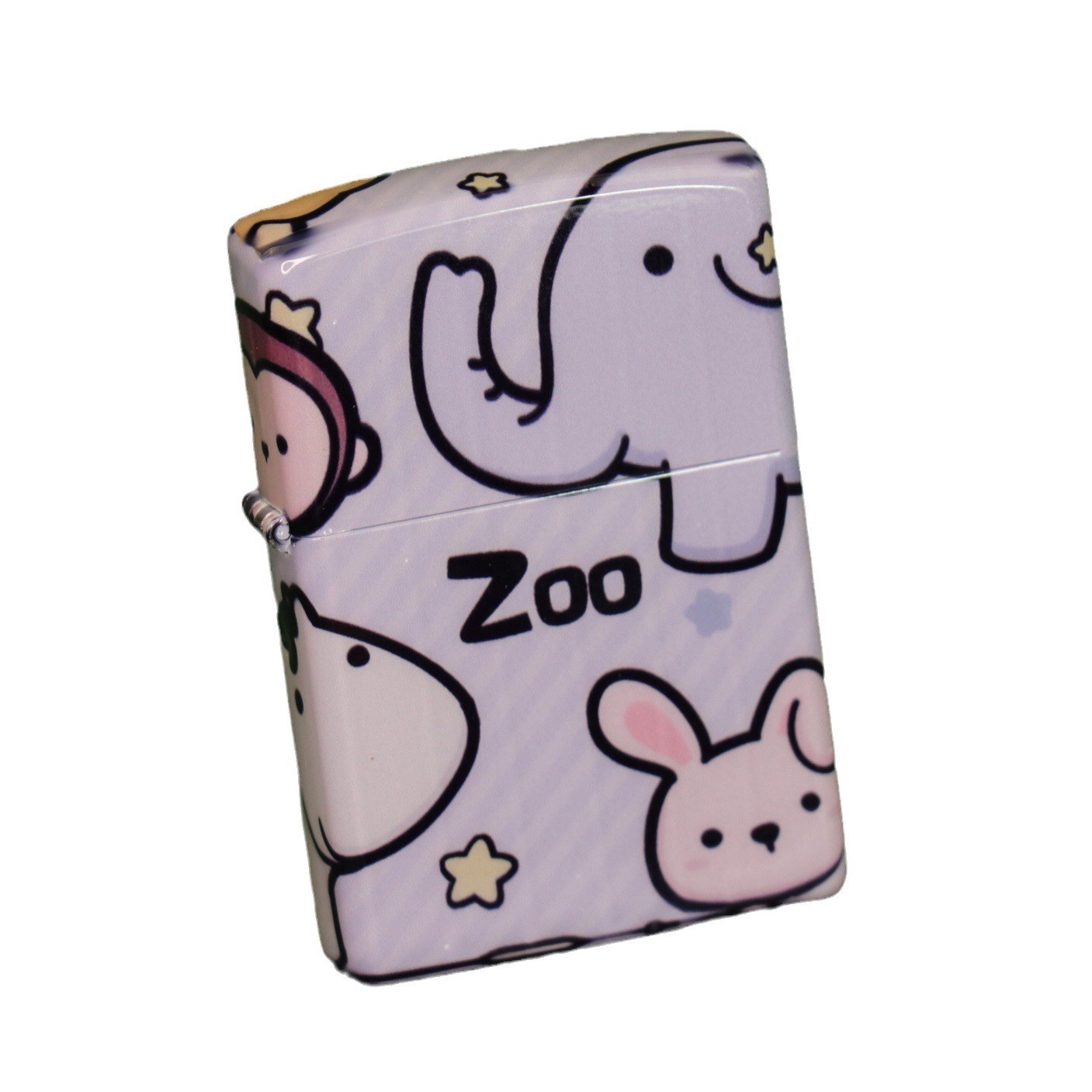 Zippo Lighter with Lacquer Finish Featuring Zoo Design