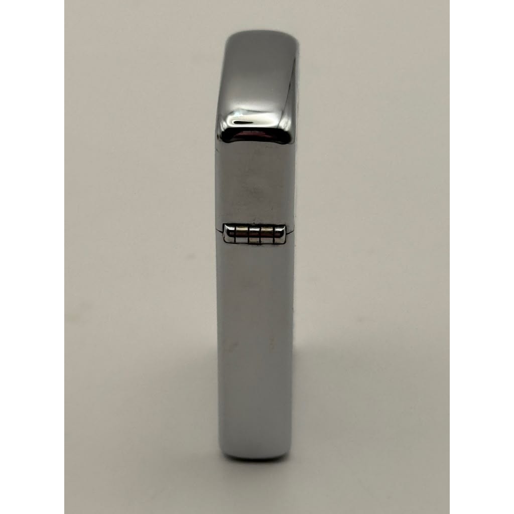 1963 Zippo Slim No 1625 H P Diagonal Chrome Lighter Original Box Vintage USA