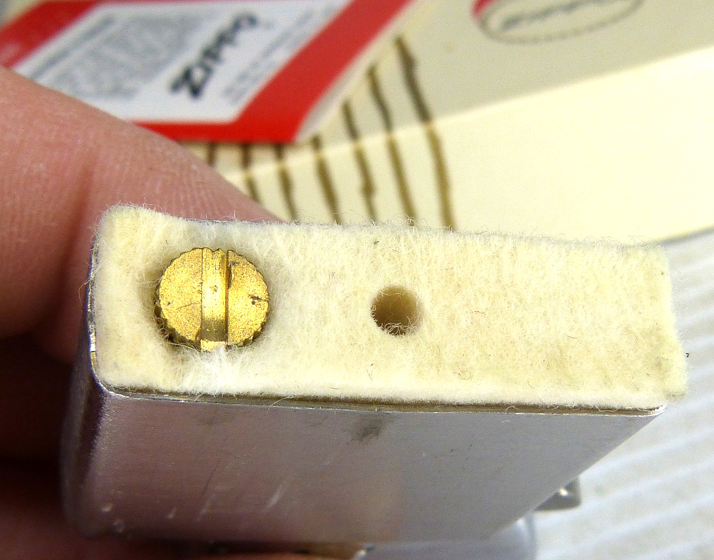 Vintage Unfired 1970 Zippo Lighter Advertising Hartford , Ct With Box & C70