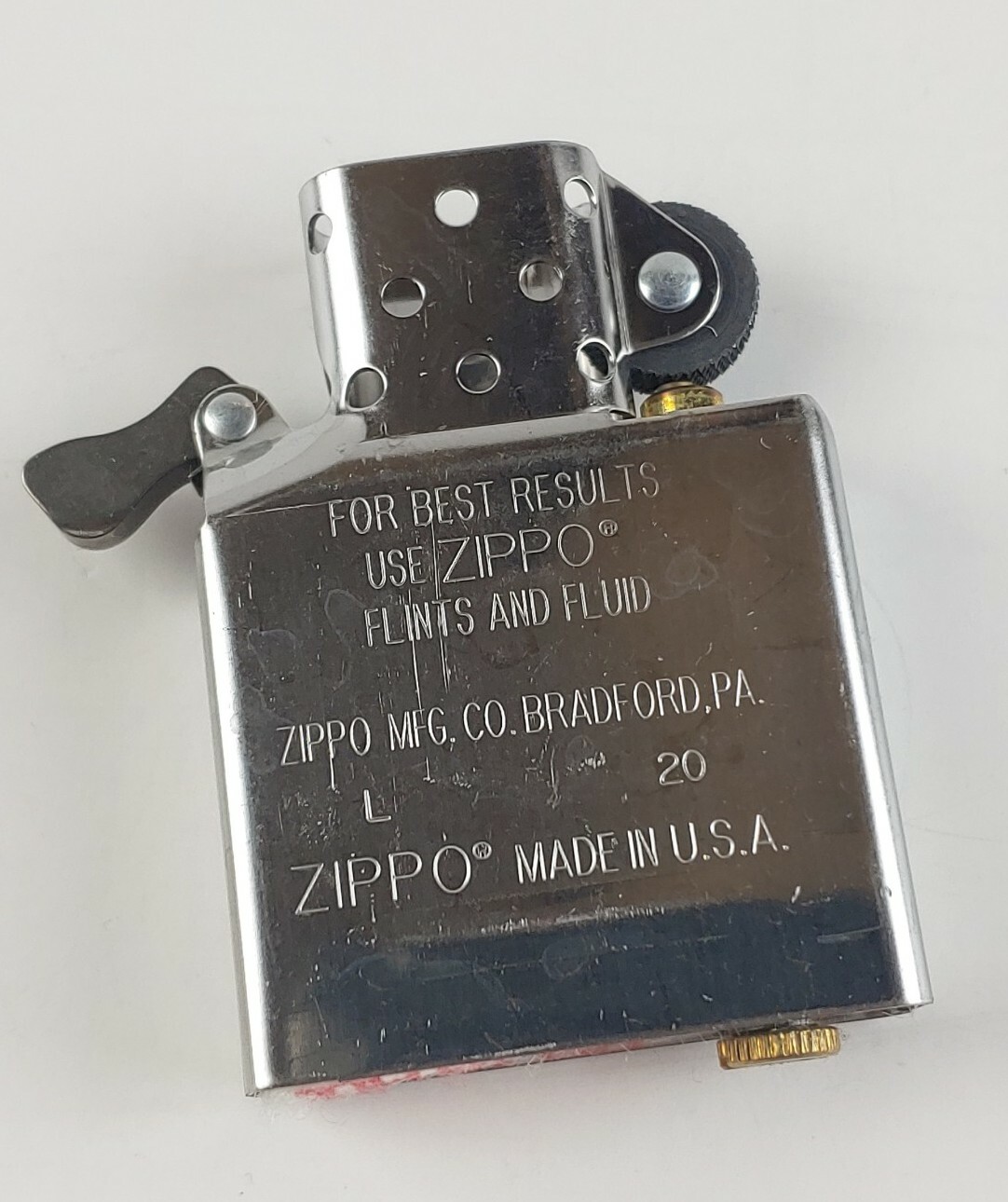 ZIPPO Chrome Plated REPLACEMENT Lighter Insert (No Outer Case) Years 2019-2022