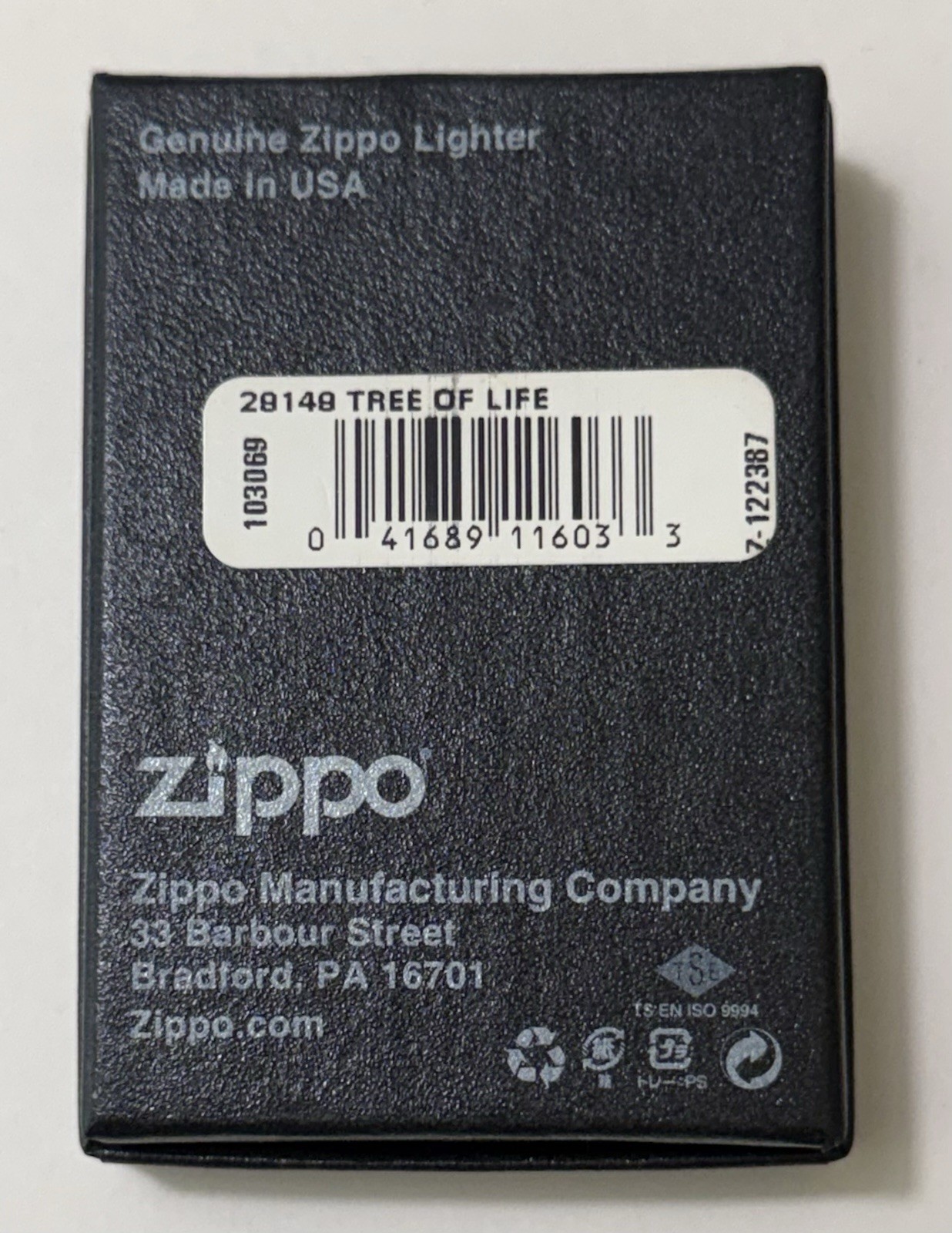 2016 Zippo Tree of Life Antique Brass Lighter 29149 Factory Sticker Attached NIB