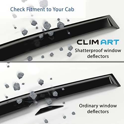 In-Channel Incredibly Durable Rain Guards for Chevrolet Traverse 24-26