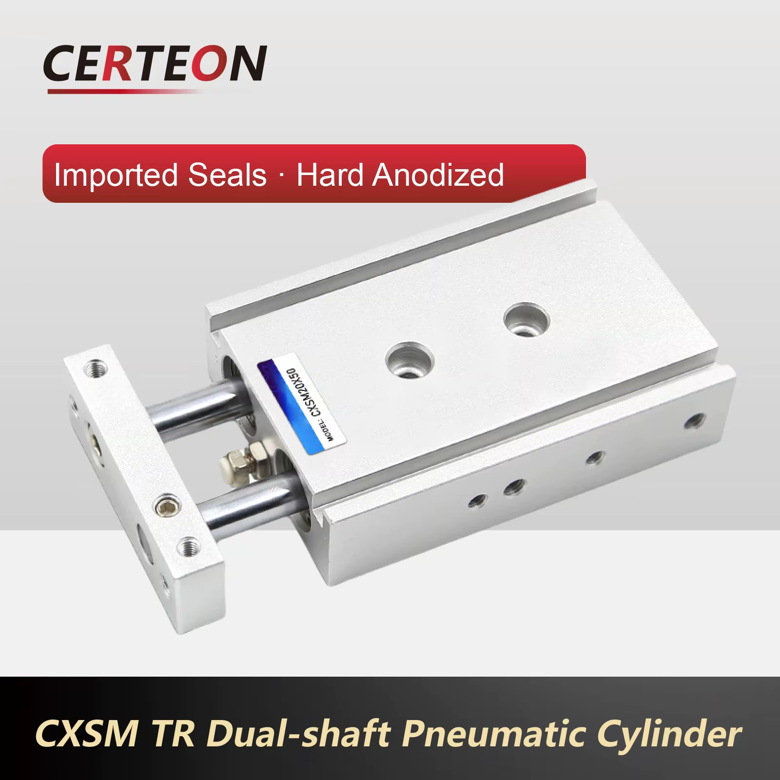 CXSM10-10 15 20 25 30 40 50 75 150 Twin Rod Guided Pneumatic Cylinder Thin Type