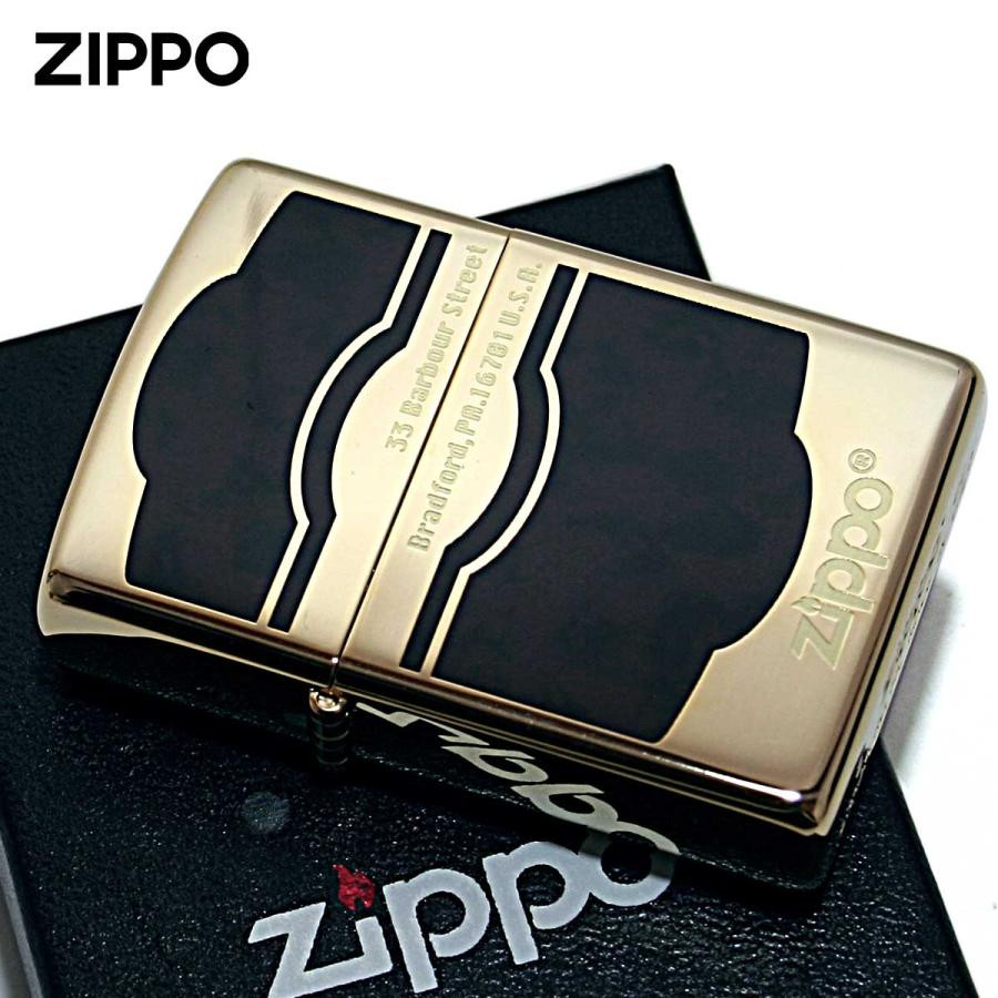 Zippo Brown Marble Gold Plated Etching GD&BW Marble-like lacquer finish New